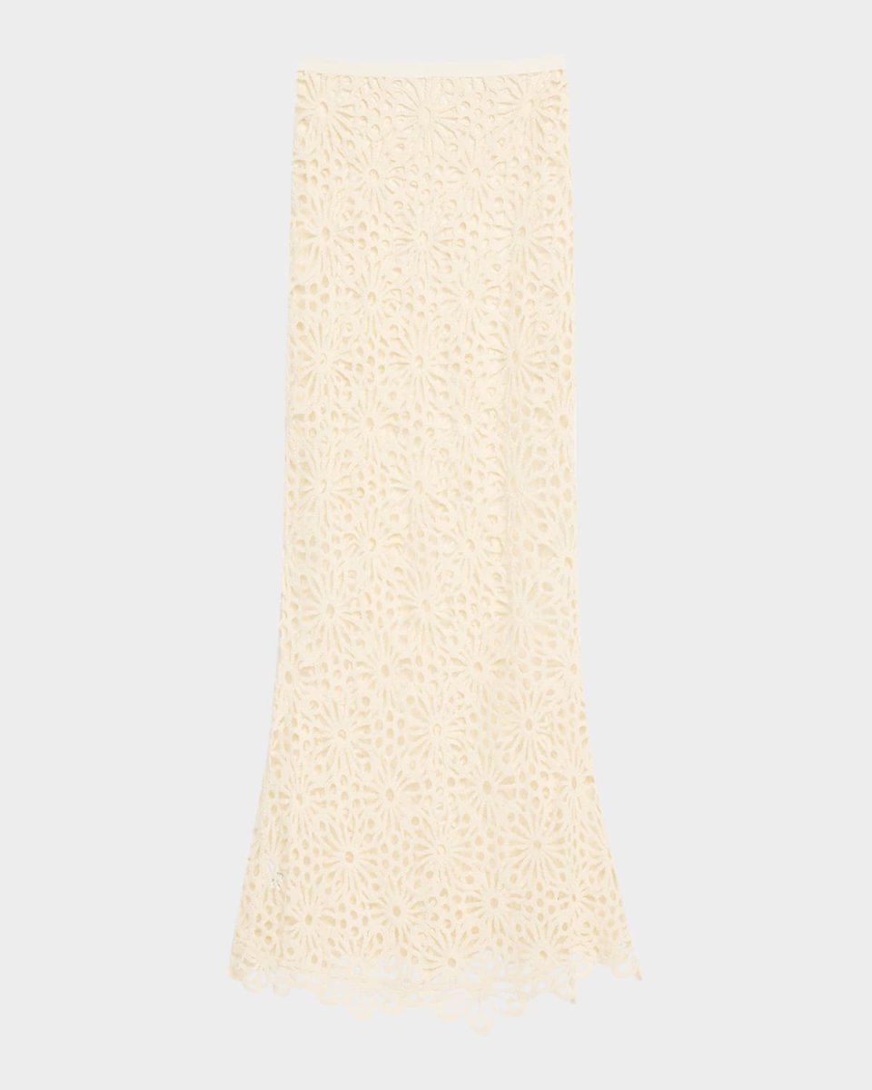 Obie Floral Crochet Maxi Skirt
